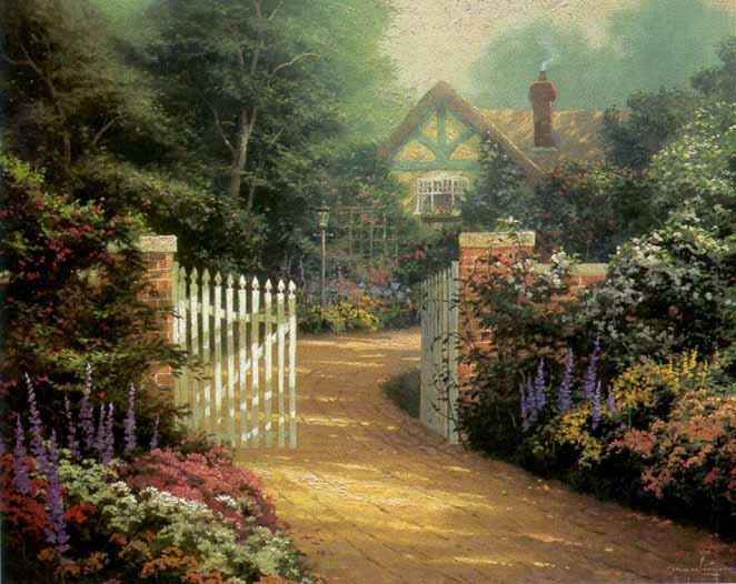 Thomas Kinkade Hidden Cottage